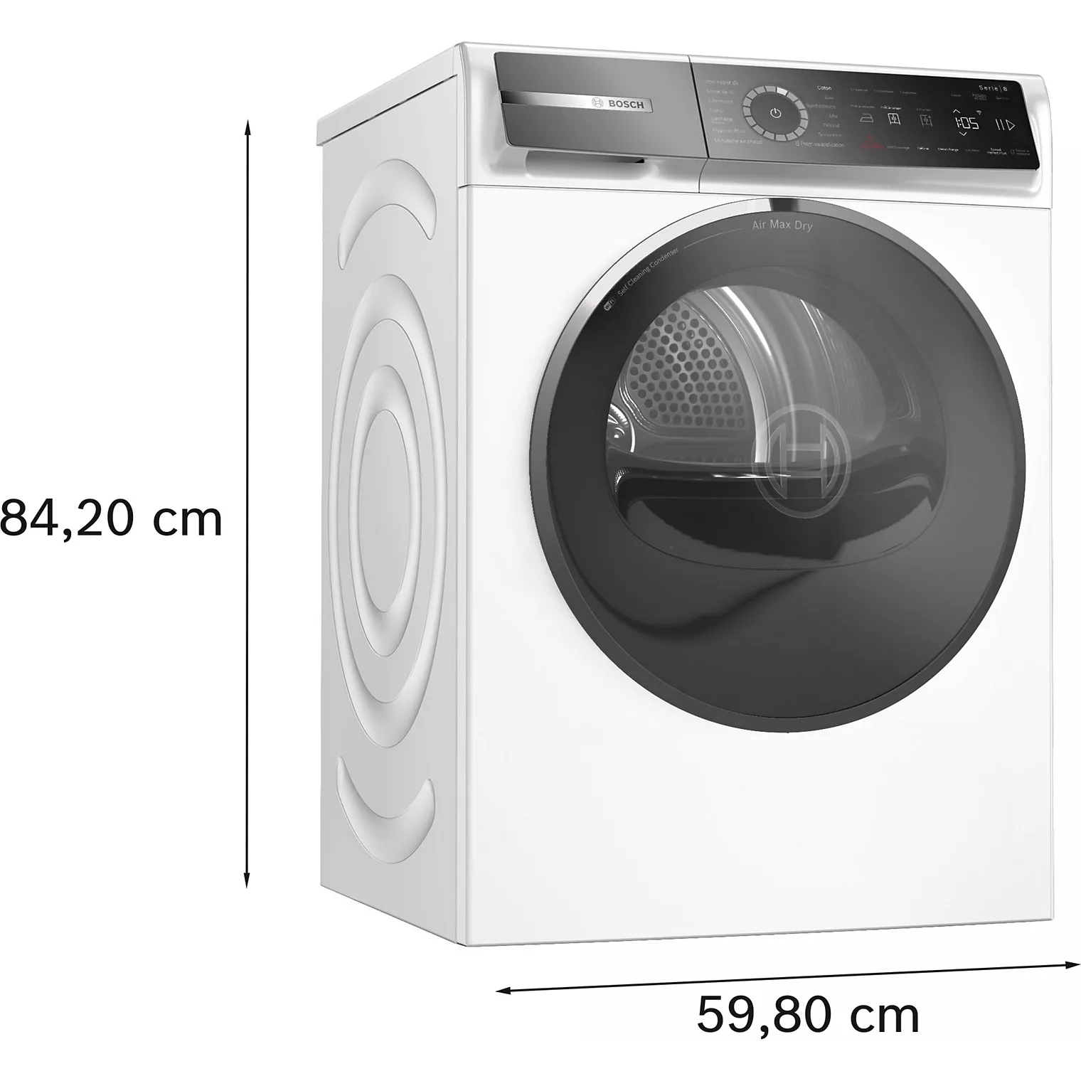 Sèche linge pompe à chaleur BOSCH WRB247C0FR