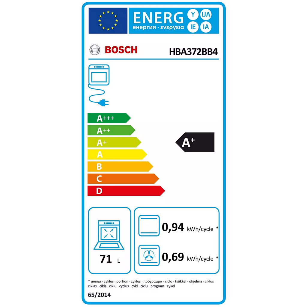 Four encastrable BOSCH HBA372BB4 airfry