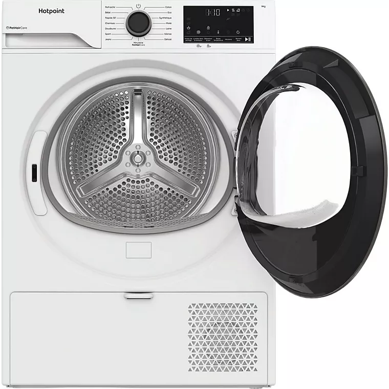 Sèche linge pompe à chaleur HOTPOINT CHD94MWBSFRX