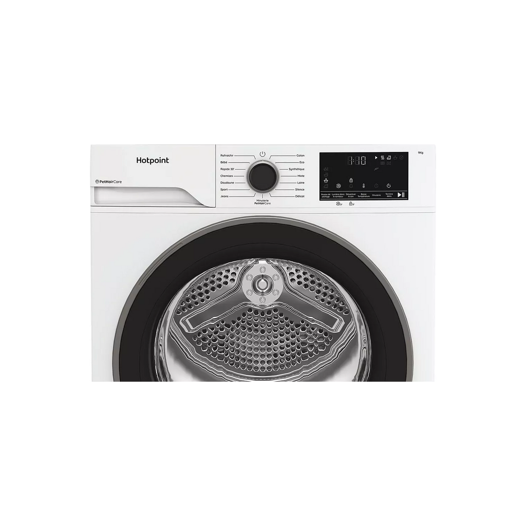 Sèche linge pompe à chaleur HOTPOINT CHD94MWBSFRX