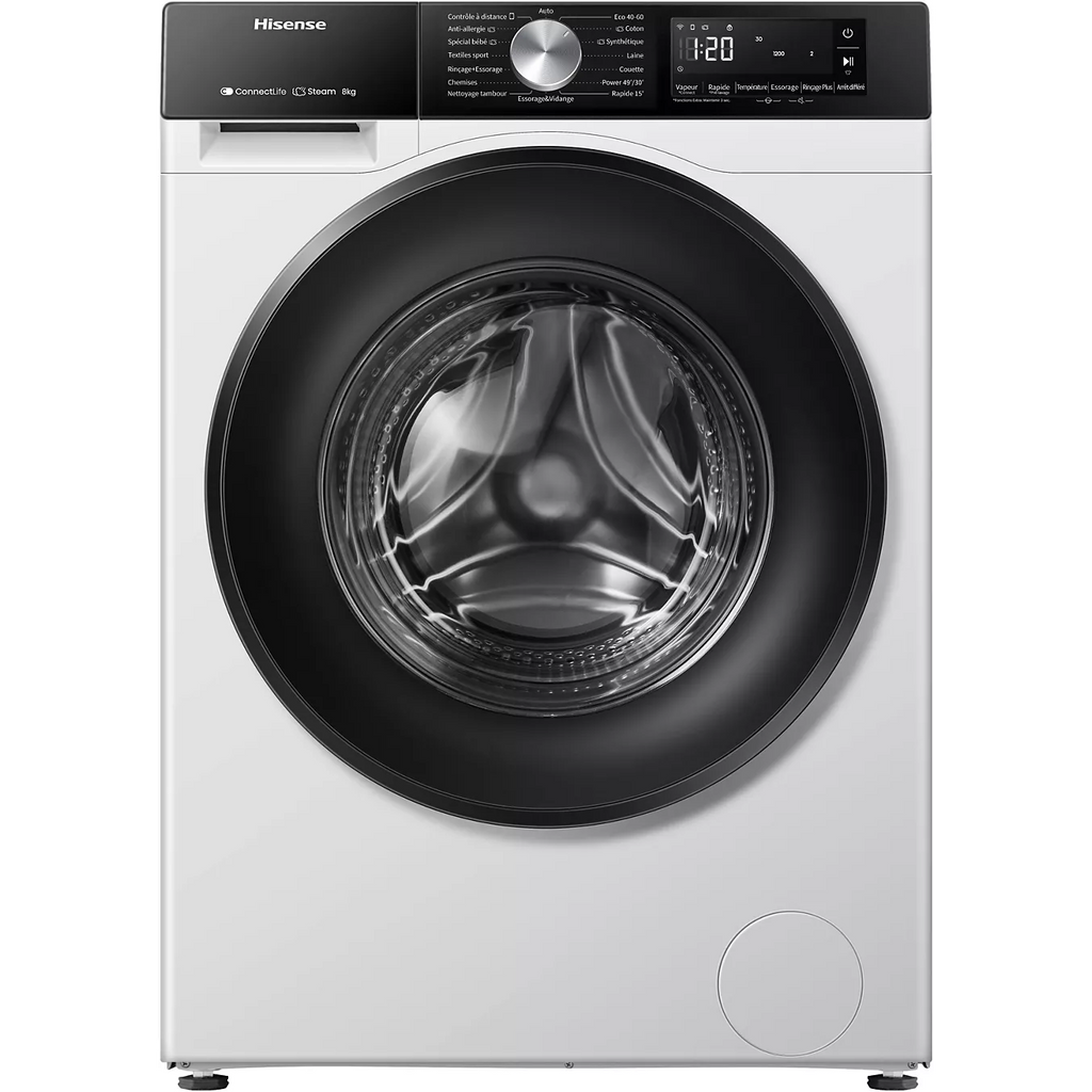 Lave linge hublot HISENSE WF3S8043BW3