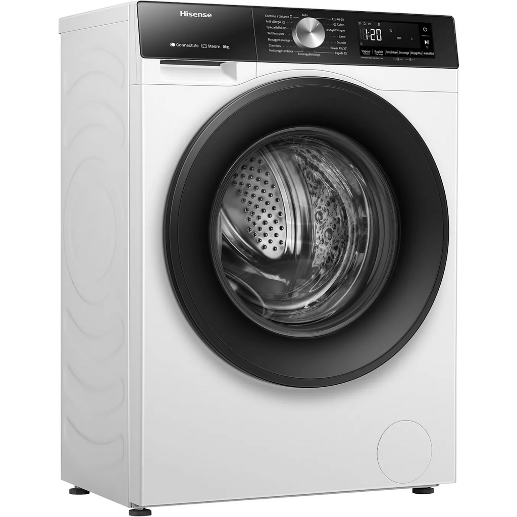 Lave linge hublot HISENSE WF3S8043BW3