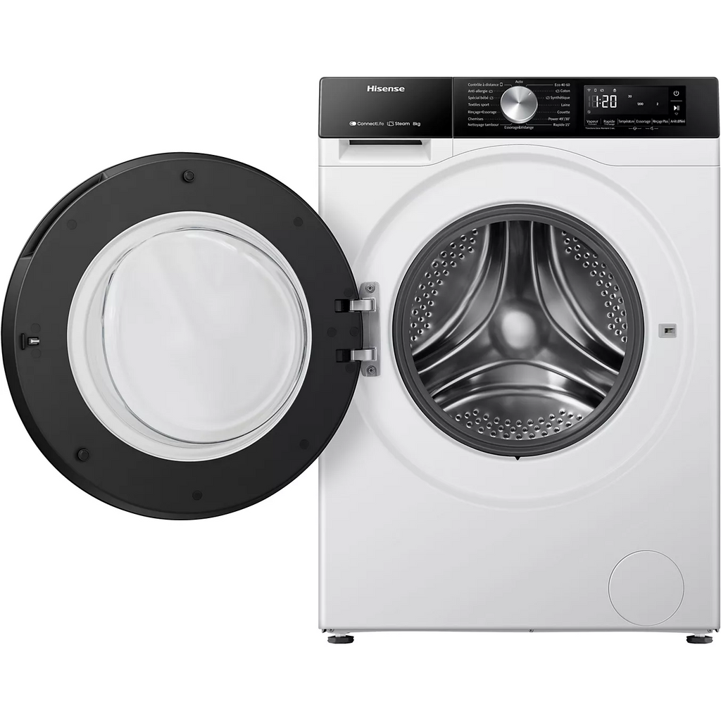 Lave linge hublot HISENSE WF3S8043BW3