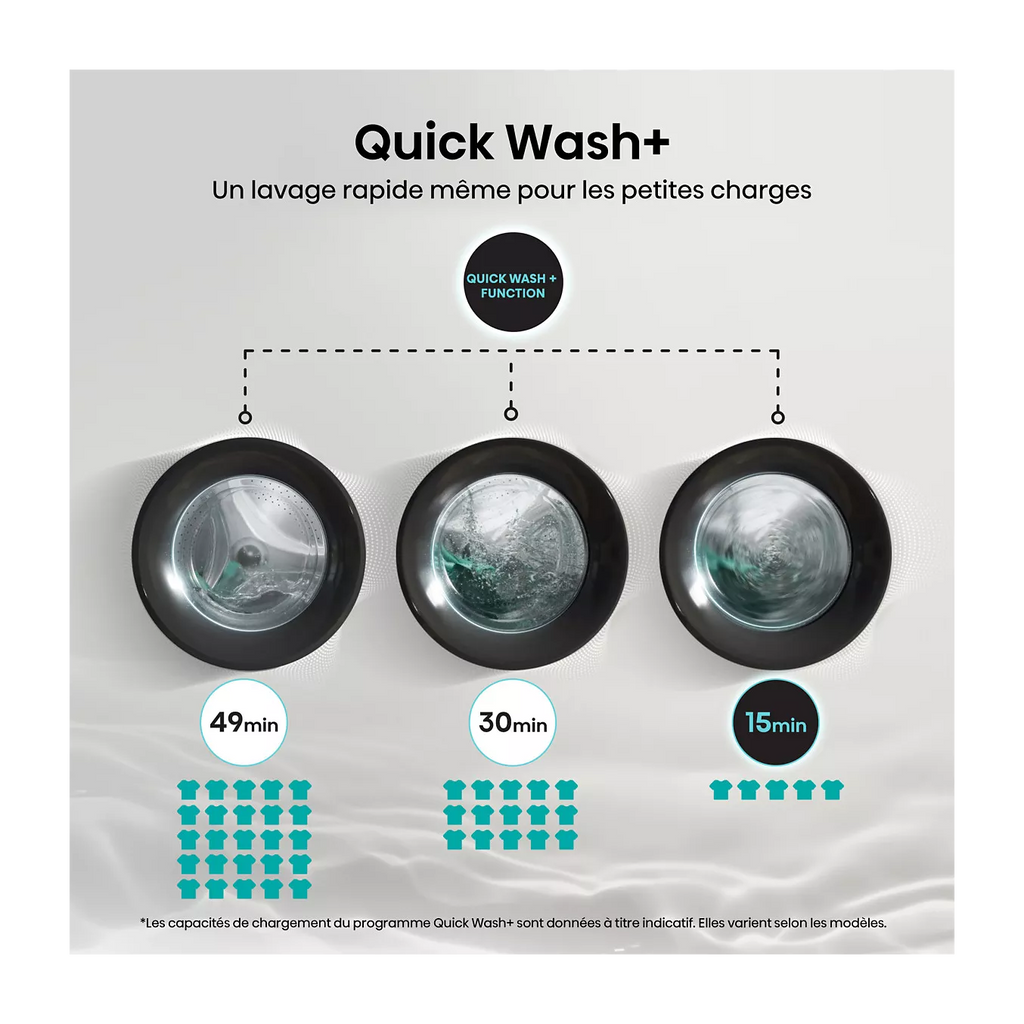 Lave linge hublot HISENSE WF3S8043BW3