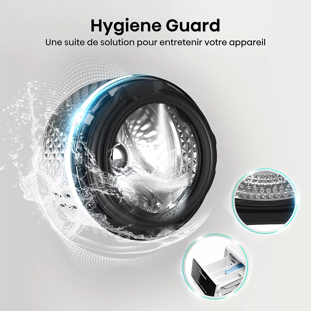Lave linge hublot HISENSE WF3S8043BW3