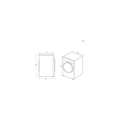 Lave linge hublot HAIER HW90-B14959S8U1