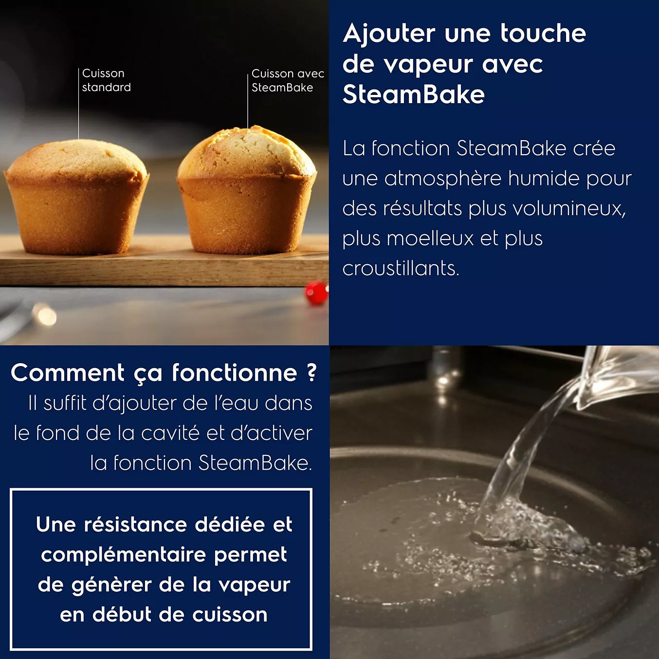Four encastrable ELECTROLUX LODDP67WH2 Pyrolyse Chaleur tournante et Vapeur SteamBake 72L