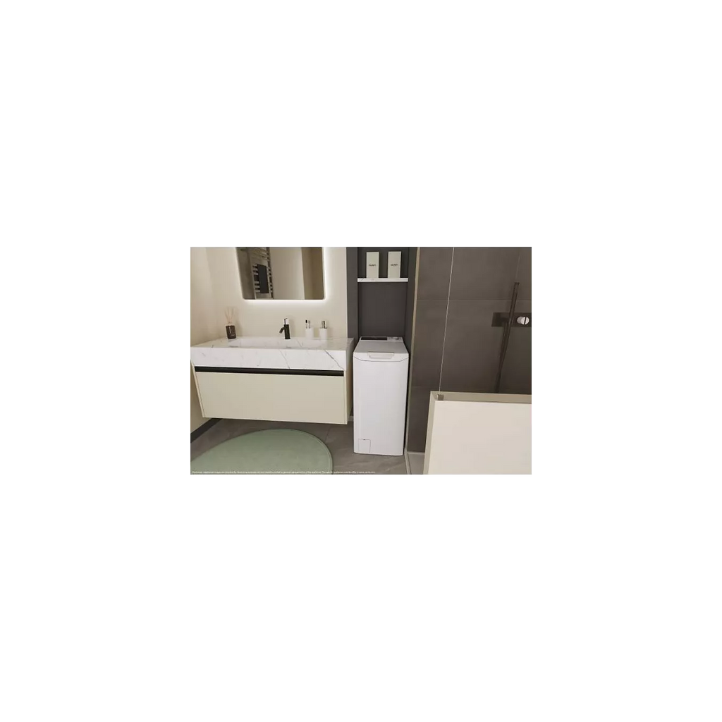 Lave linge top CANDY TCA464TM4-S