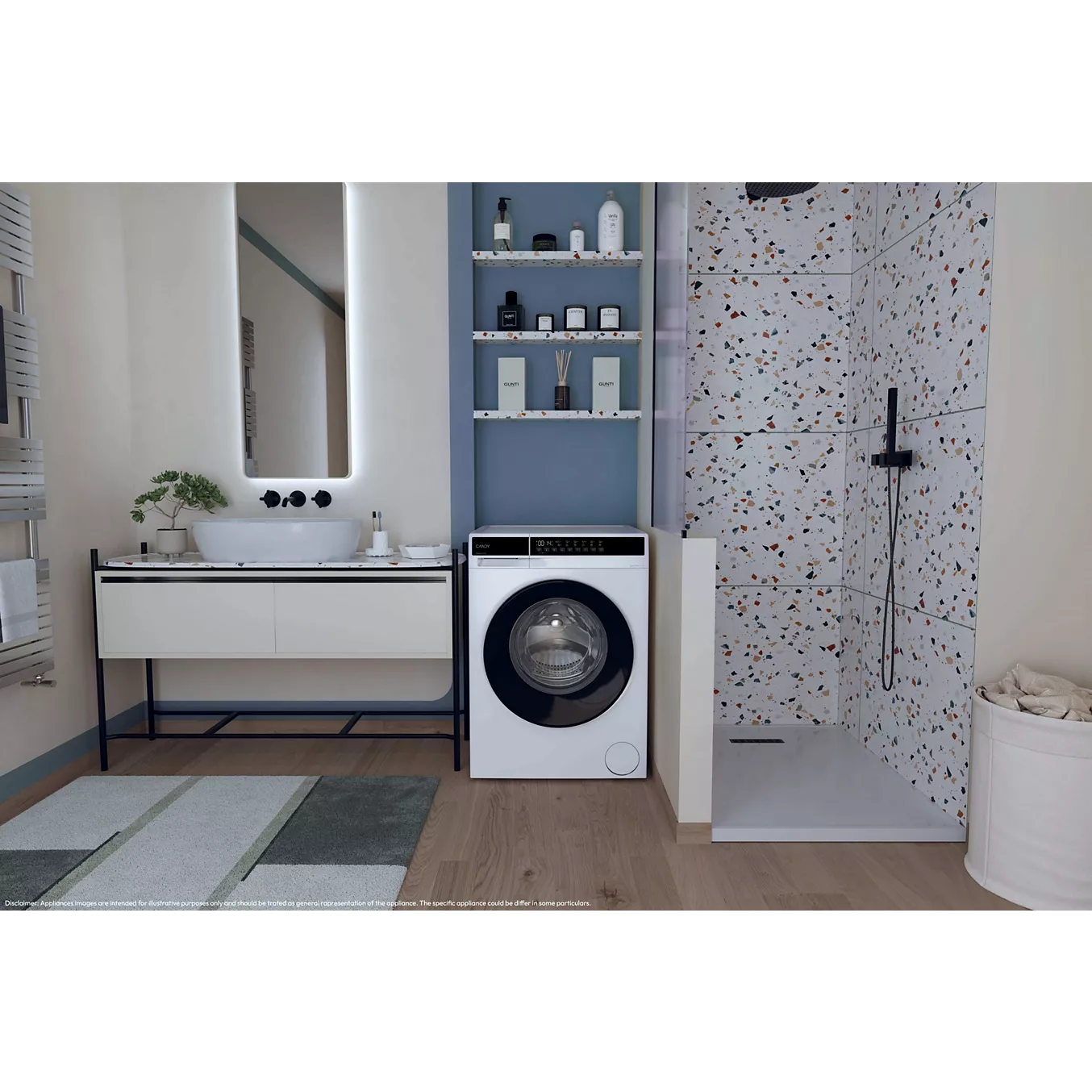 Lave linge hublot CANDY EY 210B8-S