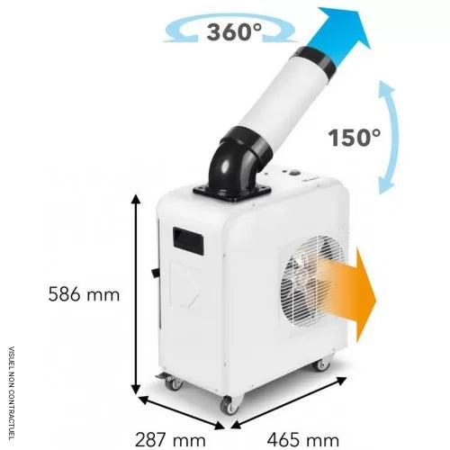 Climatiseur monobloc extérieur électrique monophasé pour climatisation localisée Spotcool PT 2000 SP