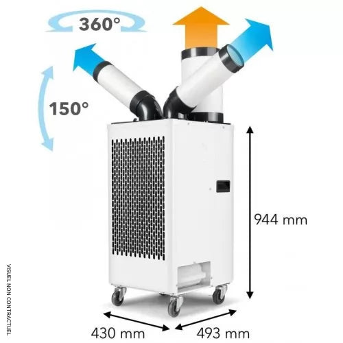 Climatiseur monobloc électrique monophasé
