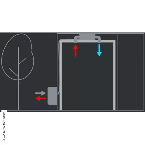 Climatiseur split gainable pour cave à vin Wine SP40 DU PRO
