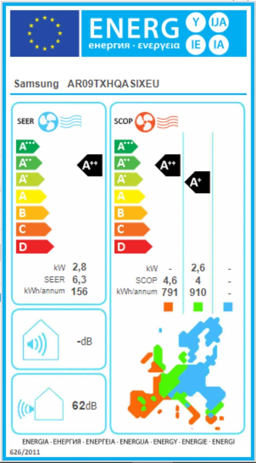 SAMSUNG - Climatiseur réversible AR35 2.5KW