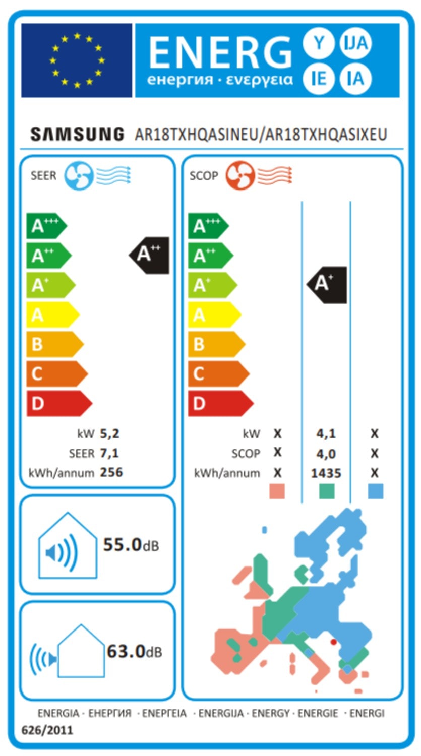SAMSUNG - Climatiseur réversible AR35 5KW