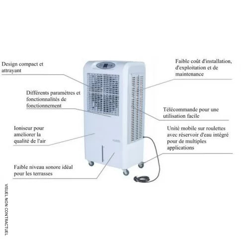 Rafraîchisseur d'air mobile CCX 4.0