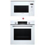BOSCH - Four encastrable EcoClean HBA553BV3F + BFL523MW1F