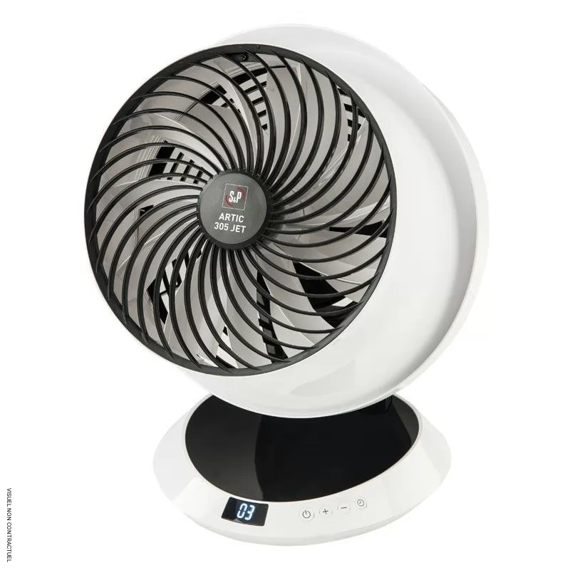 Mini ventilateur de table avec télécommande ARTIC 305 JET - UNELVENT Mini ventilateur de table avec télécommande ARTIC 305 JET - UNELVENT