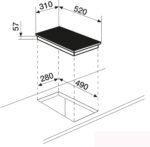 AIRLUX - Domino induction ATIB32BK