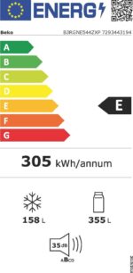 BEKO - Réfrigérateur américain B3RGNE544ZXP – Image 5