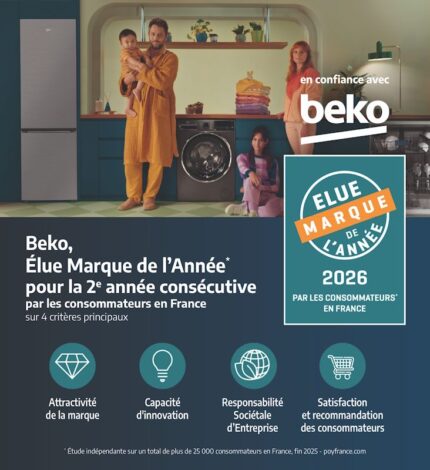 BEKO - Réfrigérateur américain B3RGNE544ZXP