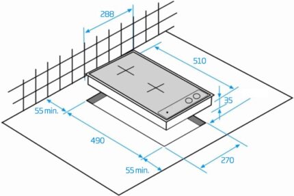 BEKO - Domino vitroceramique HDMC32400TX