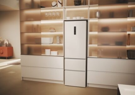 HAIER - Réfrigérateur 3 portes HTW5618ENPW