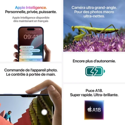 Smartphone APPLE iPhone 16 5G 128Go Rose