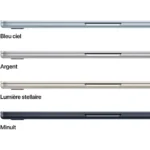 Ordinateur Apple MACBOOK Air 13" Puce M5 CPU 10 / GPU 8 coeurs Mémoire RAM 16Go Stockage 512Go SSD Lumière stellaire – Image 8