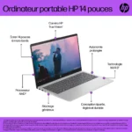 Ordinateur portable HP 14-em0042nf 14" AMD Ryzen 5 7520U 16 Go RAM DDR4 SSD 512 Go – Image 6