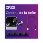 Ecouteurs Gamer SONY Inzone Buds Blanc – Image 3