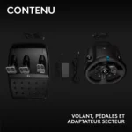 Volant + Pédalier LOGITECH G923 PS4/PS5/PC