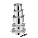 Batterie de cuisine LAGOSTINA Esperta triply 5 pièces + poignée – Image 6