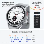 Montre connectée SAMSUNG Galaxy Watch6 Classic BT Argent 43mm – Image 4