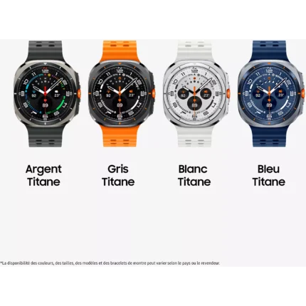 Montre connectée SAMSUNG Galaxy Watch Ultra 2025 Blanc Titane