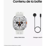 Montre connectée SAMSUNG Galaxy Watch Ultra 2025 Blanc Titane – Image 5