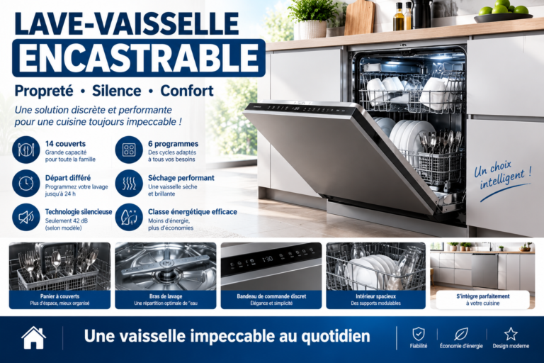 Lave vaisselle encastrable