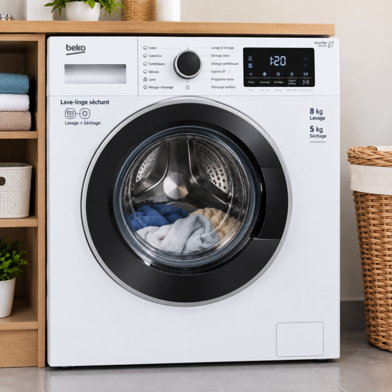 Lave linge séchant